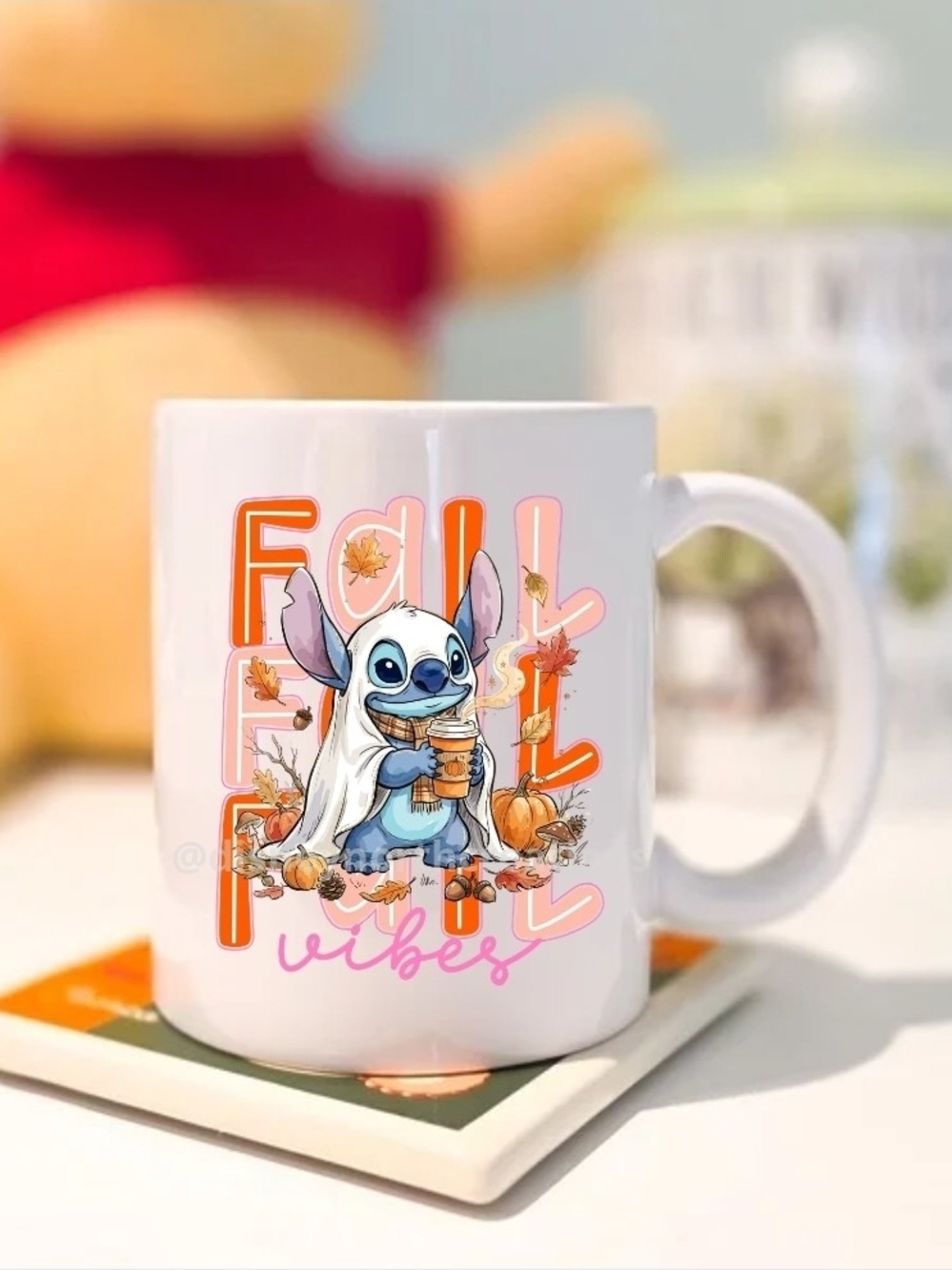 Disney Fall Vibes Stitch Coffee Mug